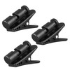 Mikinona 2sets Wire Shirt Clips Earphone Holder Black Cable Clip