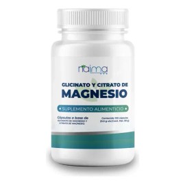 Glicinato Y Citrato De Magnesio 500 Mg 100 Cápsulas