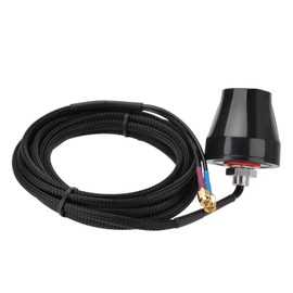 Superbat Outdoor GPS + LTE Combination Antenna | Dual SMA Plug Wall Mounted Antenna | 3 m Shielded Cable with High-Strength Braided Material | For Vehicle Trackers/Industrial Router/Security Systems