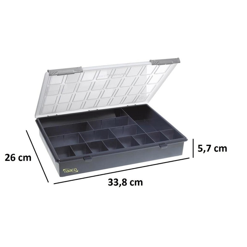 Raaco 118330 Bin Wall Panel Galvanize, Grey