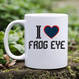 Keepsake Present Mug for City Frog Eye Alabama State - I Love Frog Eye AL Souvenirs Mug Ceramic 11oz White