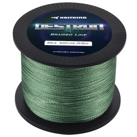 KastKing Destron Braided Fishing Line,Moss Green,30lbs,300 yds