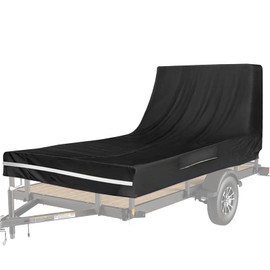 Utility Trailer Cover 7x12 FT, Waterproof Dump Trailer Tarp