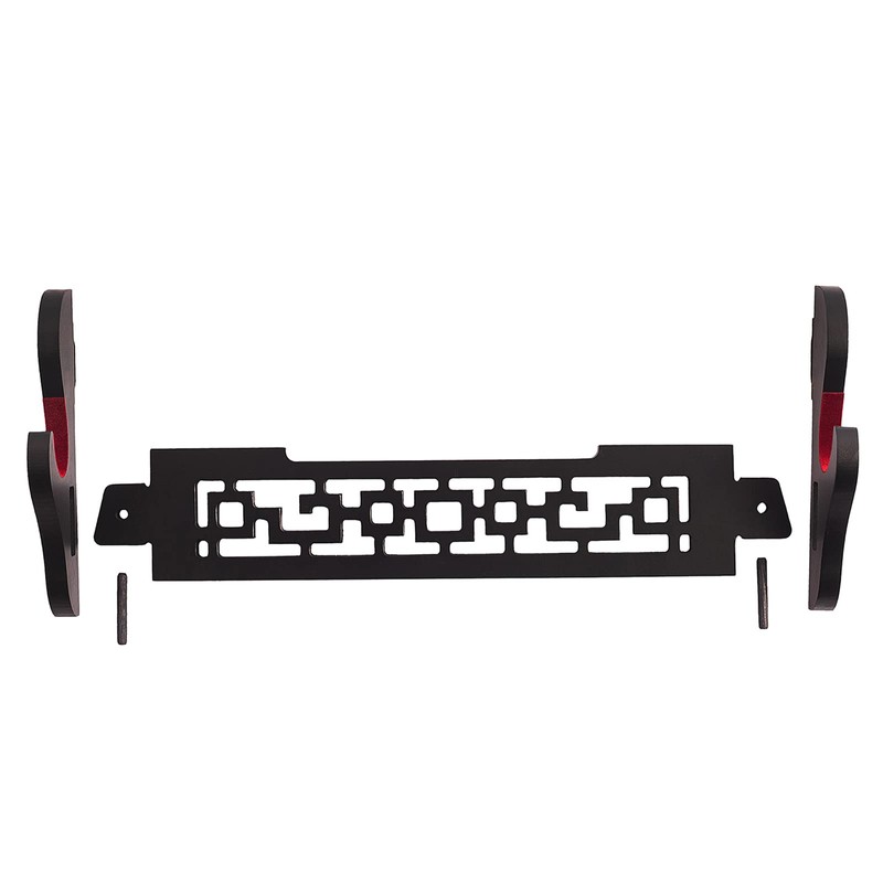 FOXSMZZ Sword Holder Wall Mount Velvet Padded Samurai Sword Stand