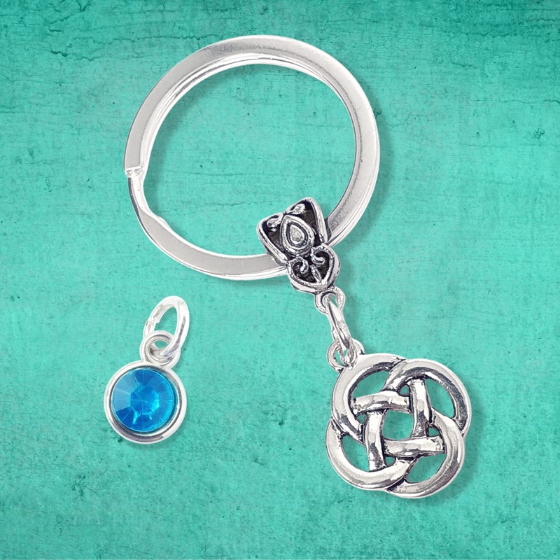 Celtic Infinity Knot Keyring Gift
