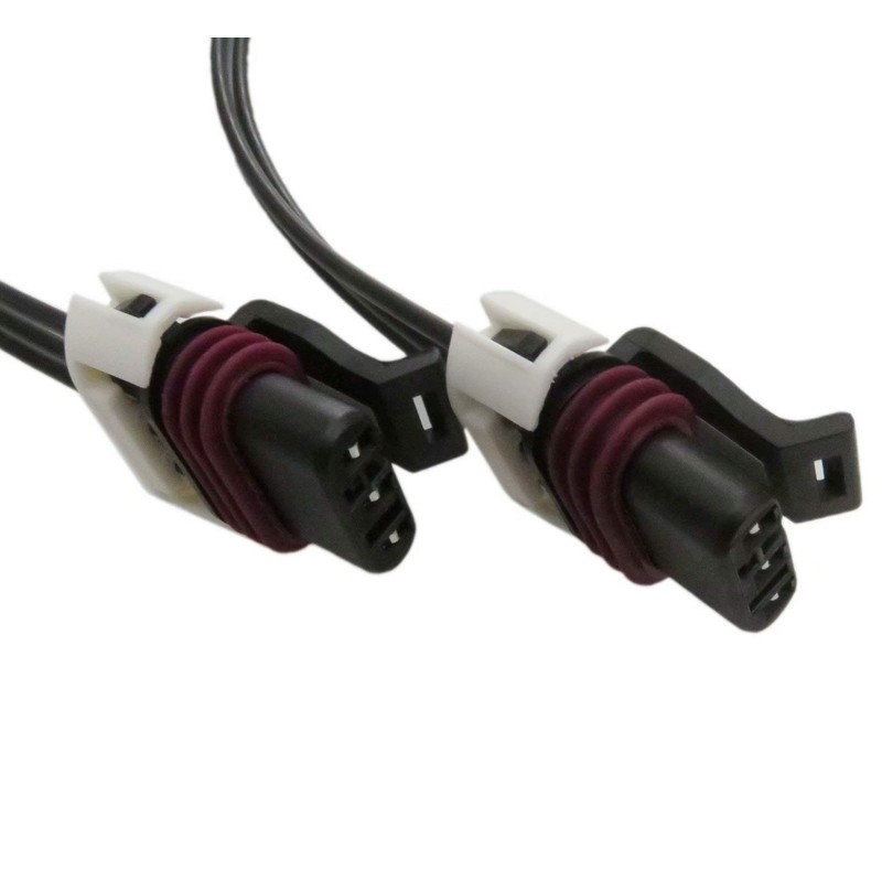 2X Headlight and Turn Signal Bulb Wiring Harness Pigtail Connector