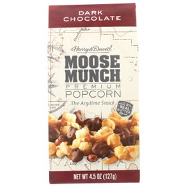 Harry & David Dark Chocolate Moose Munch Popcorn 4.5 oz Box