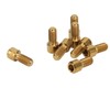 RISK 8Pcs Mountain Bike Pedal Bolts Titanium Alloy Anti Slip