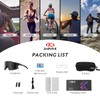 KAPVOE Polarized Cycling Sunglasses UV400 Protection TR90 Frame Sports Sunglasses