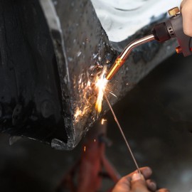 DOMINOX Propane Torch Head, High Intensity Torch Head Trigger Start Gas Tor