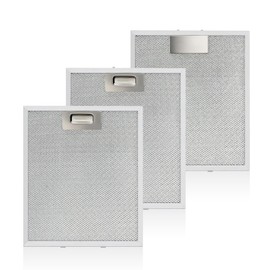 3-Pack Universal 12-5/9" x 10-1/5" Range Hood Aluminum Filter Mesh Screen Replacement for Most Kitchen Ventilation Systems(Please confirm the size for purchase)
