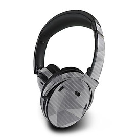 MightySkins Carbon Fiber Skin Compatible with Bose QuietComfort 45 Headphones Gray Polygon | Protective, Durable Textured Carbon Fiber Finish | Easy to Apply | Made in The USA