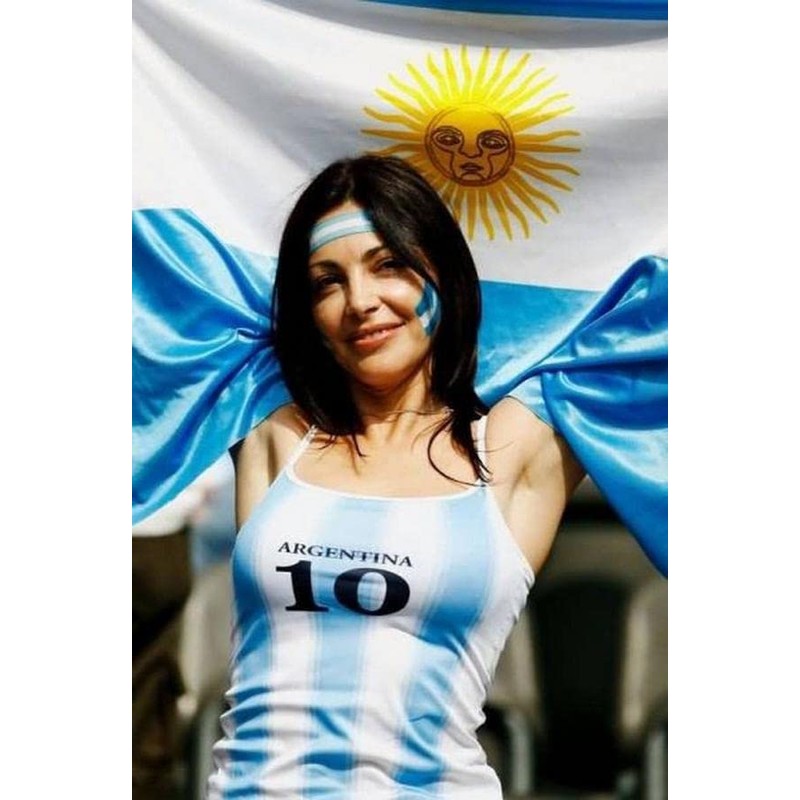 KliKil 5ft x 3ft (150cm x 90cm) Argentine Flag Polyester