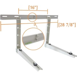 Mini Split Wall mounting Bracket，Outdoor Wall Mounting Bracket for Mini Split Heat Pump SystemAir Conditioner 7000-18000 Btu Condenser | MY RUSTIC