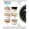 UXACE 5-1/2-Inch 24&48-Tooth Circular Saw Blade with 10 mm Arbor,