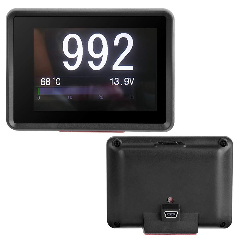 TKSE Car MultiFunction Meter, Car OBD MultiFunction Meter Digital Temperature