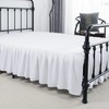 xuan dian Bed Skirt Ruffled Bed Skirt with Split Corners,