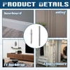 50Pcs Double Headed Skirting Nails,Sufficient Skirting Board Nails,Durable Double Sided