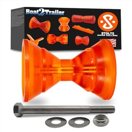 3.5″ Boat Roller Kit Slotted V with Medium End Caps and Hardware RP-355-435 Stoltz