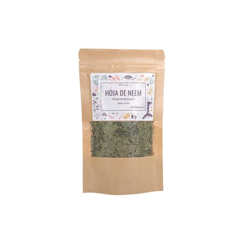 Pasión Orgánica - Té Infusión HOJA DE NEEM ORGÁNICA deshidratada