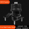 4PCS Engine Motor & Trans Mount Set Replacement for 2011