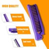 Qjaiune Hair Comb, 6PCS Travel Foldable Plastic Brush Comb Portable