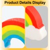 Lotsdonxia 36 Pcs Rainbow Cloud Shaped Erasers – Fun and