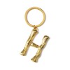 ARFUKA Keyring with Letter H Stainless Steel Car Key Fob