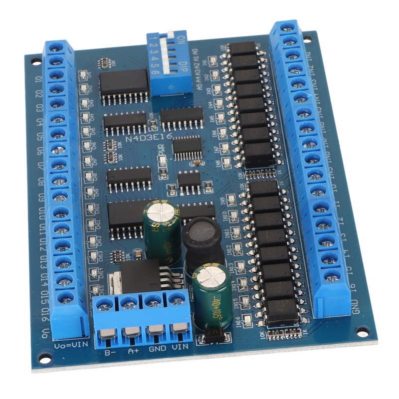 DC 6.5‑30V 16 Input 16 Output Expansion Board Multifunctional RS485