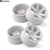 Chanmoo 1/10 RC Rally Racing Wheels 12mm Hex Hard Plastic