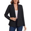 MINTLIMIT Womens Notched Lapel Button Blazer Long Sleeve Jacket Suit