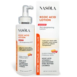 Kojic Acid Lotion Natural Skin Clarifying for Face & Body with Vitamin C, Niacinamide, Shea Butter, Licorice & Green Tea for Complexion Revitalization, Women & Men