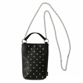Route 0662 Crossbody Shoulder Mini Tote Bag Baby Lou Crystal Stone BR crystal_stone, black (01 black)