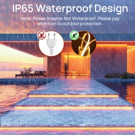 SUCIKORIO Neon LED Strip 5 m Warm White 3000 K