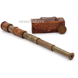 Antique Style Solid Brass Quality Spyglass Telescope