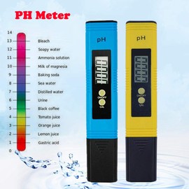 Water Quality Tester PH TDS Meter LCD Display Digital Portable pH Pen for Drinking Water Aquarium Pool Spa Blue