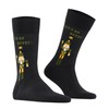 Burlington Nutty Nutracker Cotton Socks, Black 3000.