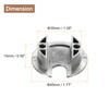 sourcing map Cable Hole Cover 1-3/8"(35mm) Zinc Alloy Desk Cable