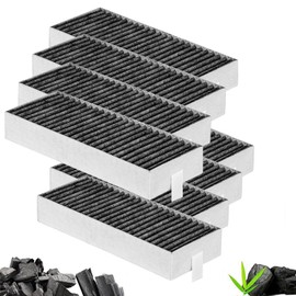 SH-RuiDu 8 Stück Ersatz Aktivkohlefilter für Dunstabzugshaube Kompatibel mit Siemens HZ9VRCR0 / Bosch HEZ9VRUD0 / Neff Z821VR0 / Gaggenau CA282111 / Constructa CZ9VRCR0 (193x75x35mm)