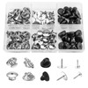70 Pieces Pin Backs Locking Pin Keepers Locking Clasp Pin