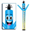 Shaved Ice Theme Inflatable Weird Wave Dancer Tube Man Outdoor