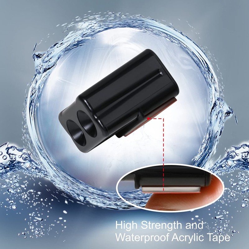 CITKOU Deer Whistles for Car, Universal Fit, Black Plastic, Dual