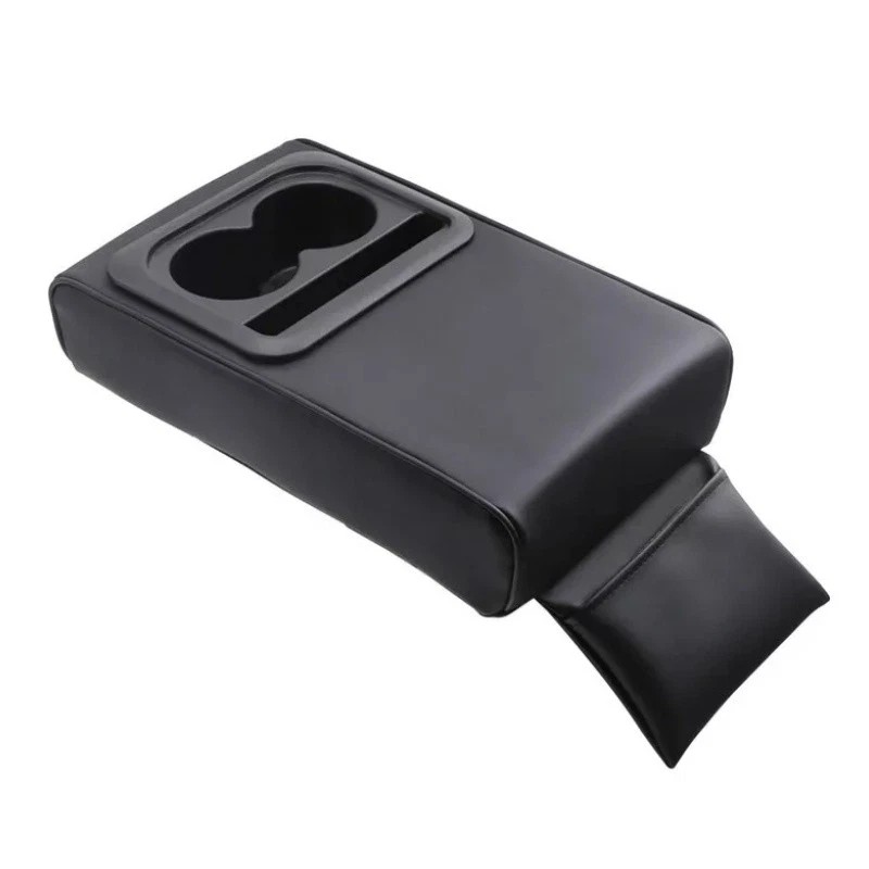 Unbranded Armrest Cushion with Cup Holder Universal Car Armrest Seat