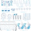 Xynic Baby Sprinkle Decorations Tableware Set Serves 25 Guests