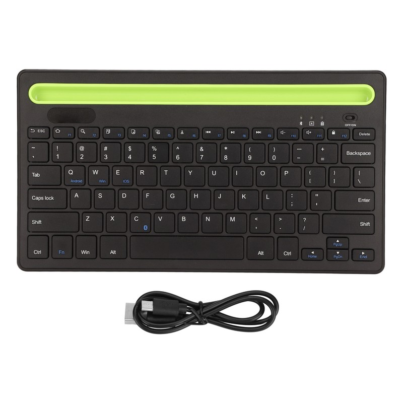 Card Slot Wireless Keyboard 78 Keys Dual Channel Sensitive Light