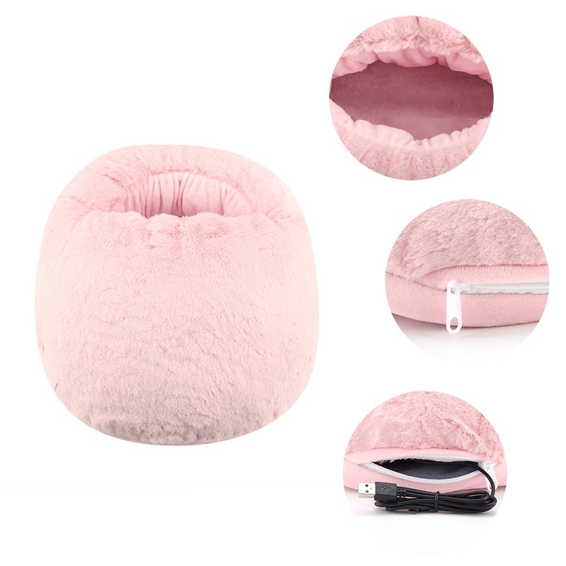 USB Foot Warmer Cushion Electric Heater for Winter Office Heating