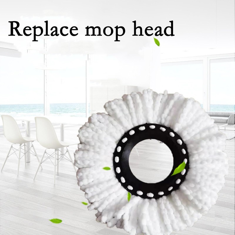 4 Pack Spin Mop Heads, Spin Mop Heads Replacement, Universal