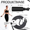 Professional Skipping Rope, Adjustable Fitness Rope with Comfort Handles, Grey/Black