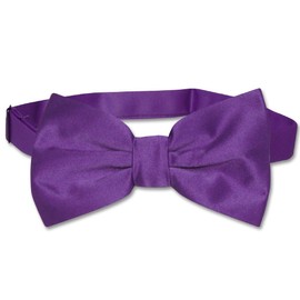 Vesuvio Napoli - Pajarita para hombre, color morado liso, para esmoquin o traje, Morado índigo., Talla única
