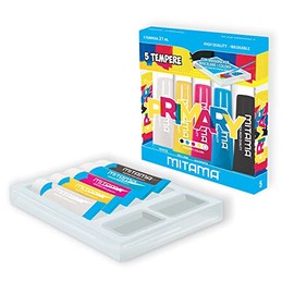MITAMA - Tempere PRIMARY, 5 colori primari, Lavabile, 21 ml, Bl.5 - COLORI PRIMARI